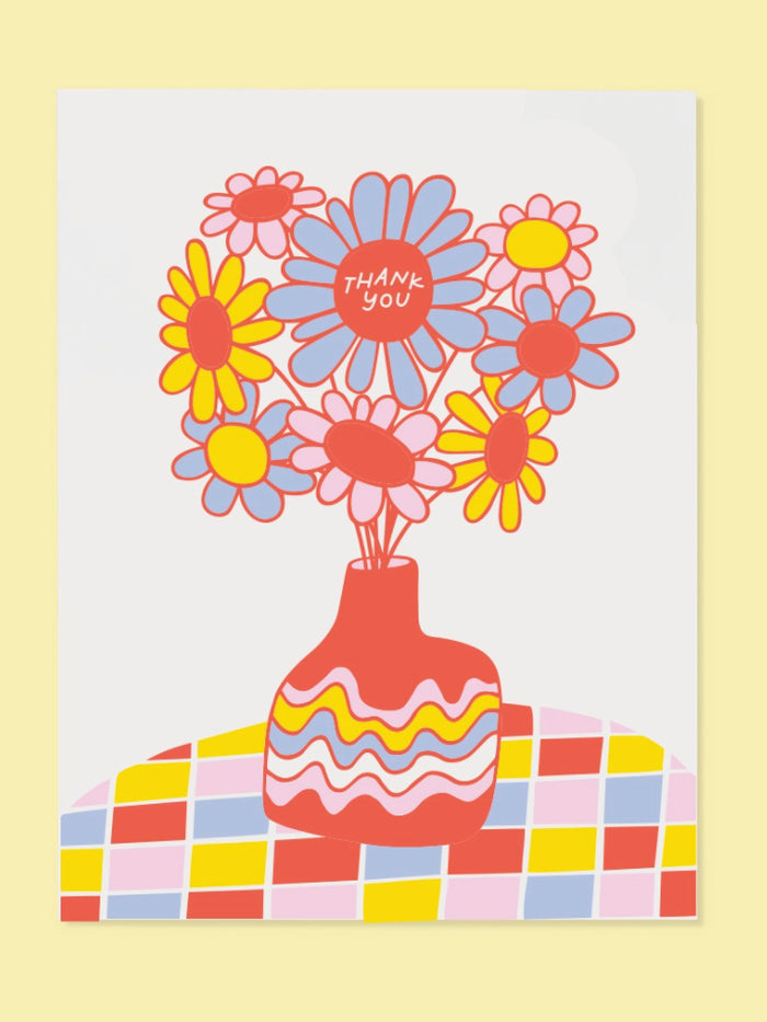 Thank You Vase Card Set