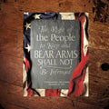 The Right of The People to Keep and Bear Arms Metal Sign - The Whiskey Cave