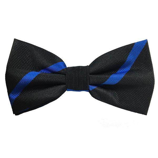 Thin Blue Line American Flag Bow Tie
