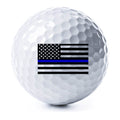 Thin Blue Line American Flag Golf Balls