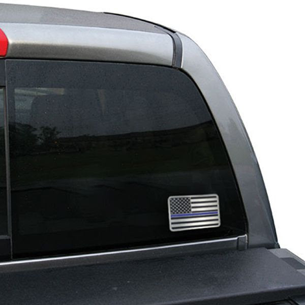 Thin Blue Line American Vehicle Emblem