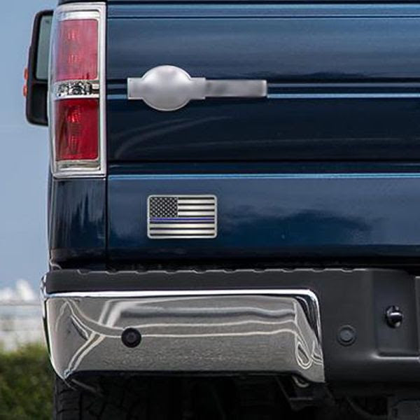 Thin Blue Line American Vehicle Emblem