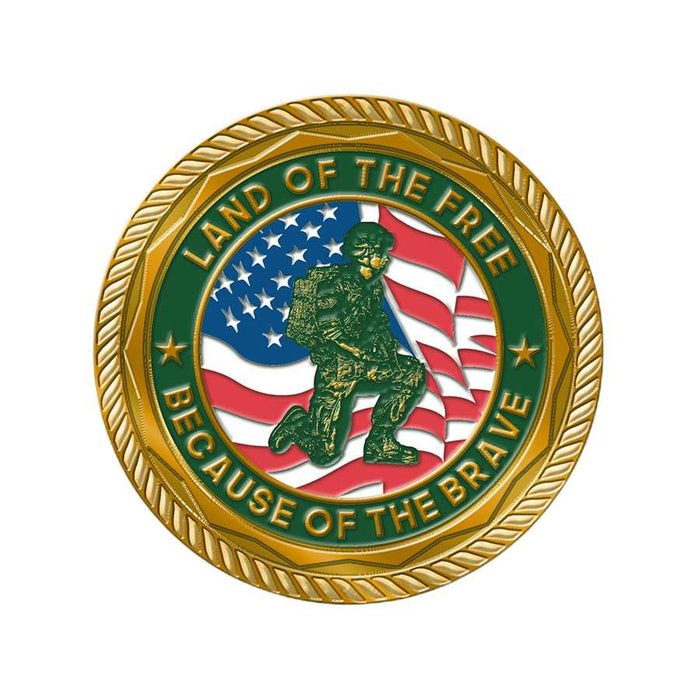 Thin Green Line Challenge Coin - Veteran's Day