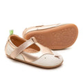 Tip Toey Joey Kids CHIRPY Ballerina Flats - Metalic Salmon / Tapioca
