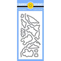 Sunny Studio Stamps Tulip Path Background 11-Piece Metal Cutting Craft Dies Set