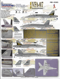 TWO BOBS F/A-18A Hornet, VFA-97 Decals 1/48 030 'Thoroughbred Warhawks'