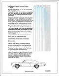 Warbird Ultra Chrome Decal Stripes, Varied Sizes, Mirror Finish  SP 007