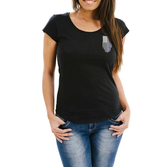 Women's T-Shirt - Dual Line Honor Respect