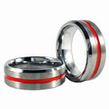 Women's Thin Red Line Ring