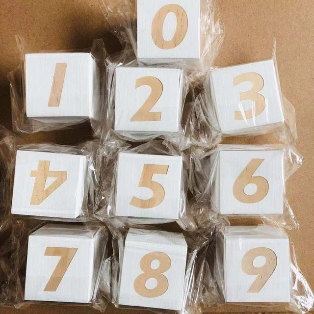 Wooden Alphabet Letters Block Set - Cozy Nursery