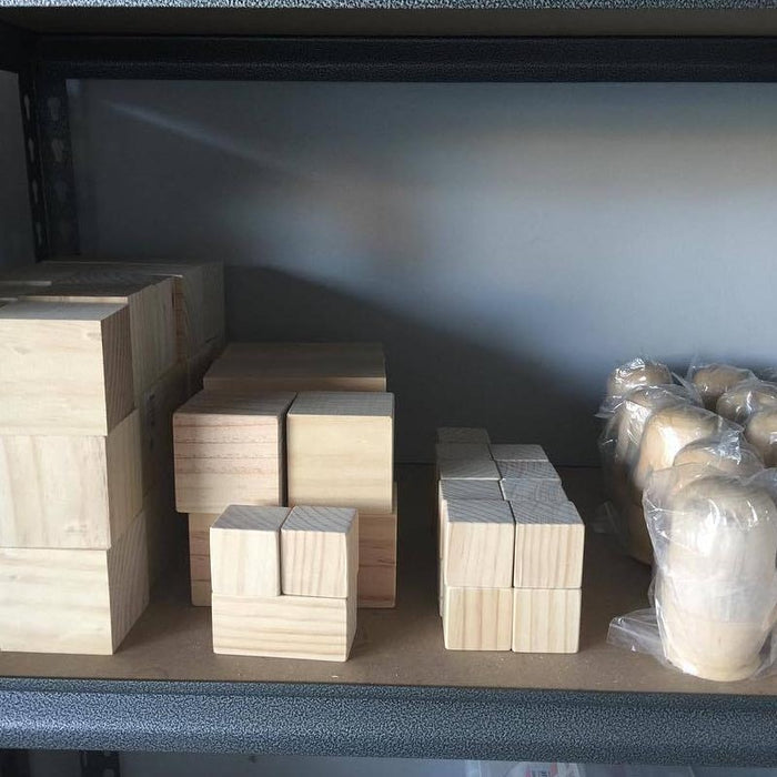 Wooden Alphabet Letters Block Set - Cozy Nursery