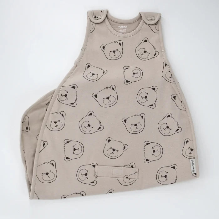 Woolino Merino Wool 4 Season Sleep Bag ULTIMATE - Teddy Bear