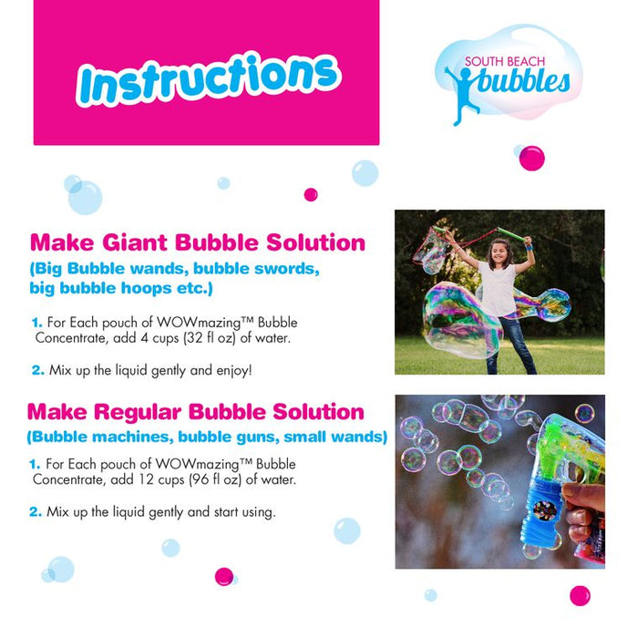 WOWmazing Giant Bubble Concentrate Refill (3-pack)