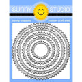 Sunny Studio Stamps Zig Zag Circles Dies 5-piece RicRac Nesting Metal Cutting Craft Die Set SSDIE-420