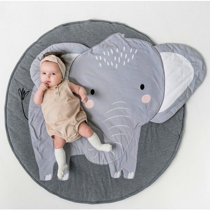 Zoo Animals Play Mat - Cozy Nursery