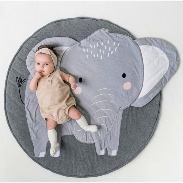 Zoo Animals Play Mat - Cozy Nursery